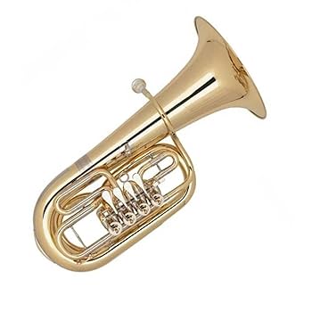 Amazon | 初心者 ユーフォニアム C/Bb キー ゴールド 4